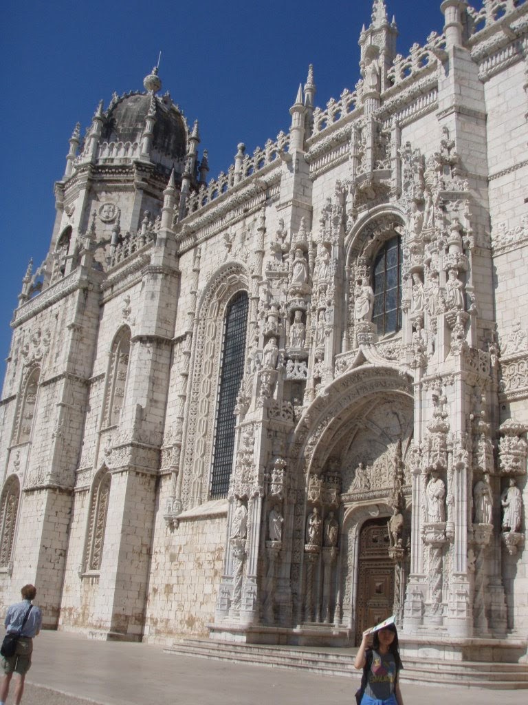 Intricate stone facade.